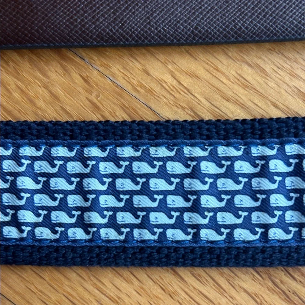 Vineyard Vines Brown and Blue Kids Belt